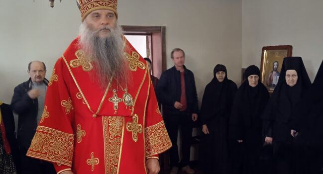 Во вторник Светлой седмицы епископ Савва совершил Божественную Литургию в Николо-Тихвинском женском монастыре посёлка Пятницкое