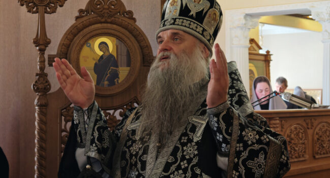 Епископ Савва совершил Божественную Литургию Преждеосвященных даров в Николо-Тихвинском женском монастыре поселка Пятницкое